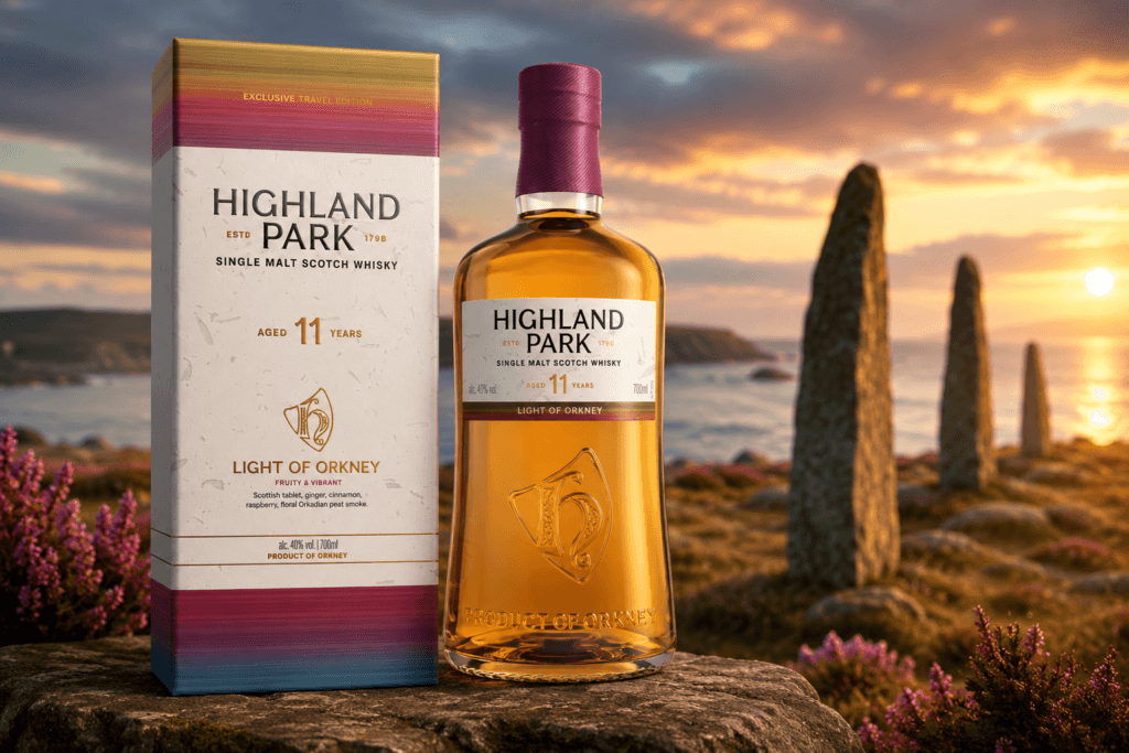 Highland Park Launches Travel Retail Exclusive Light of Orkney 11 Year Old Whisky