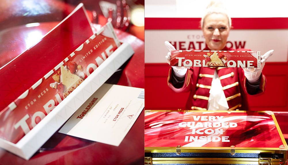Mondelēz WTR Teams Up with Heathrow and Avolta to Unveil Limited-Edition Toblerone Eton Mess Bar Travel Retail Mondelēz WTR Teams Up with Heathrow and Avolta to Unveil Limited-Edition Toblerone Eton Mess Bar