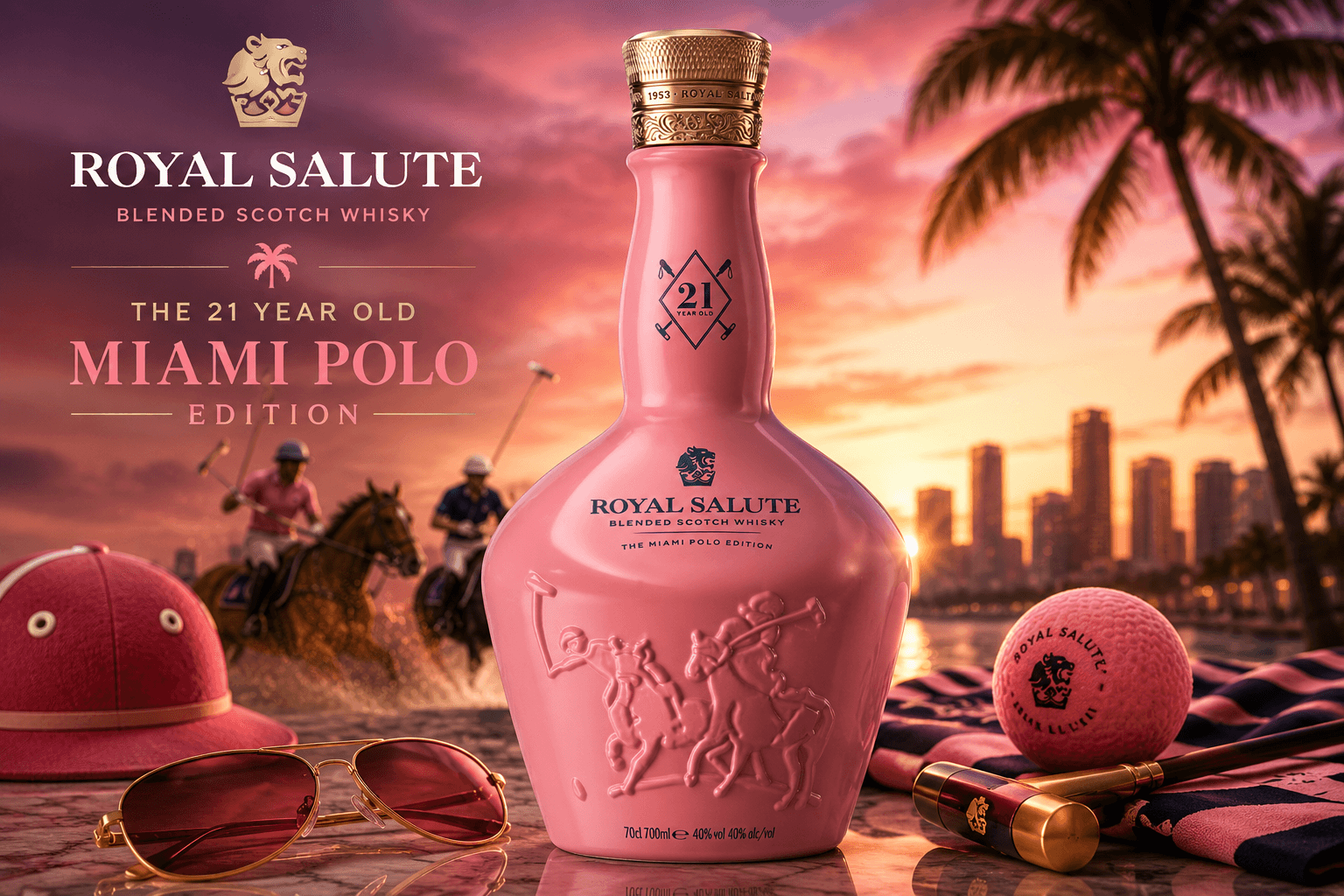 Royal Salute 21 Year Old Miami Polo Edition